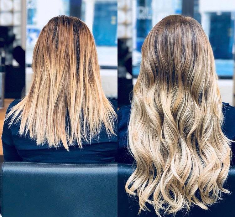 human hair extensions