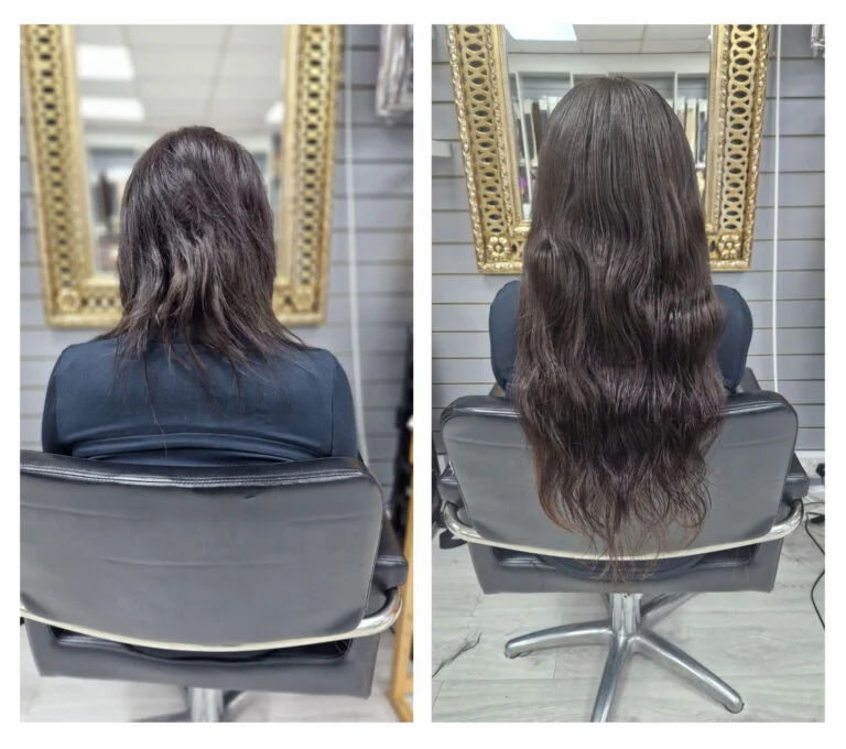 human hair extensions